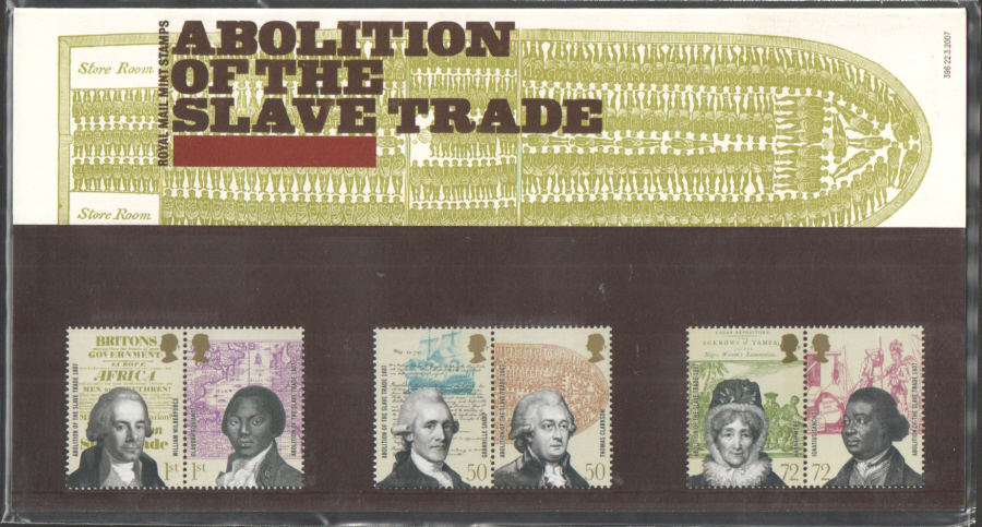 (image for) 2007 Abolition of the Slave Trade Royal Mail Presentation Pack 396 - Click Image to Close